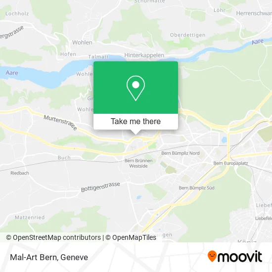 Mal-Art Bern map