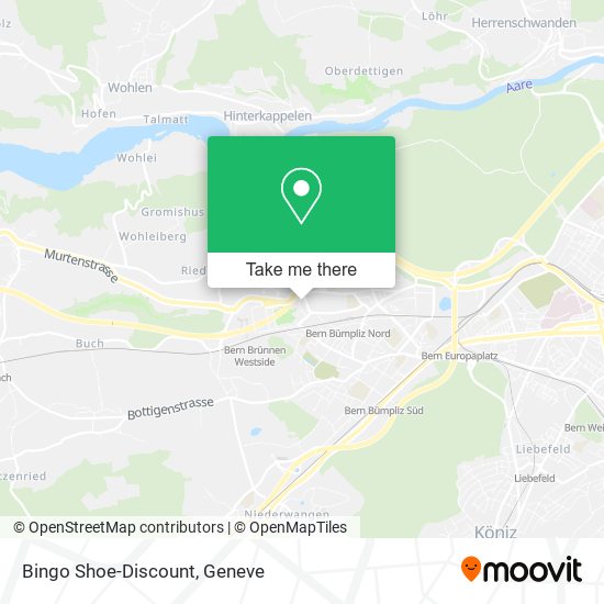 Bingo Shoe-Discount map