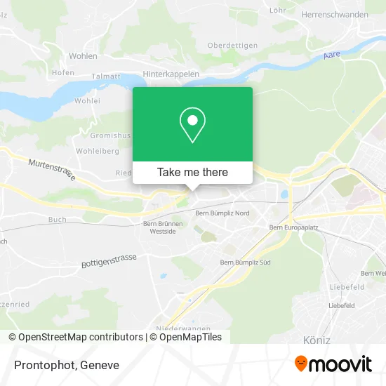 Prontophot map