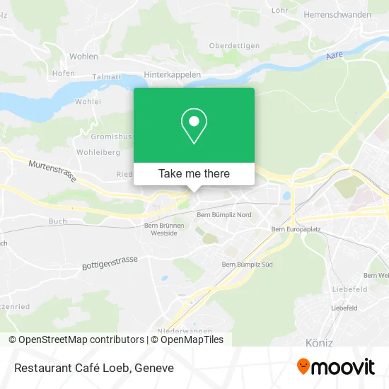 Restaurant Café Loeb map