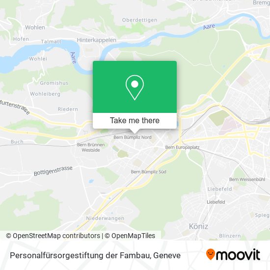 Personalfürsorgestiftung der Fambau map