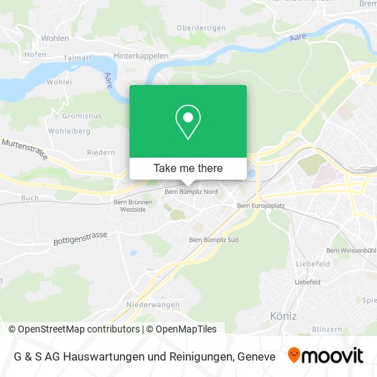 G & S AG Hauswartungen und Reinigungen map