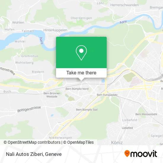 Nali Autos Ziberi map