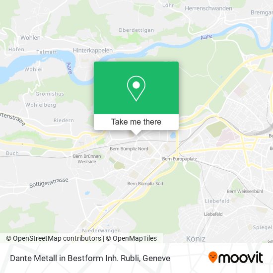 Dante Metall in Bestform Inh. Rubli map