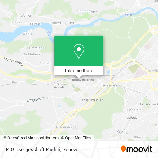 Rl Gipsergeschäft Rashiti map