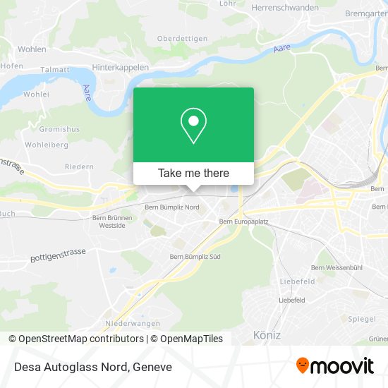 Desa Autoglass Nord map