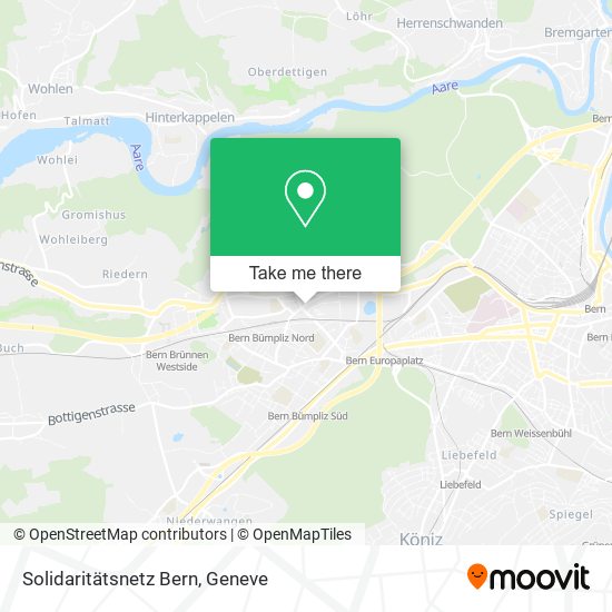 Solidaritätsnetz Bern map