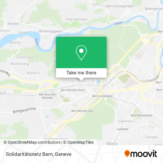 Solidaritätsnetz Bern map