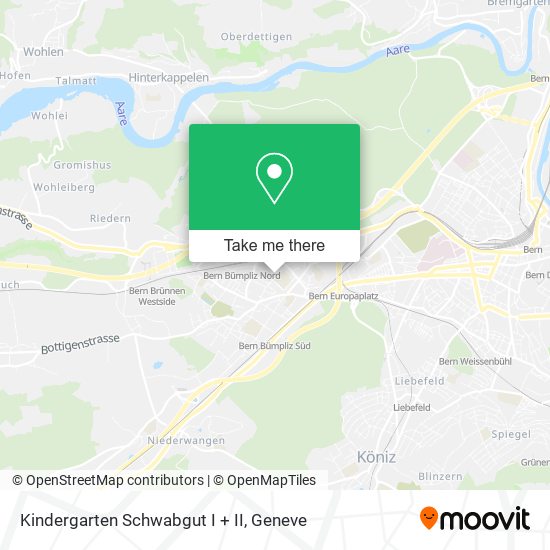 Kindergarten Schwabgut I + II map