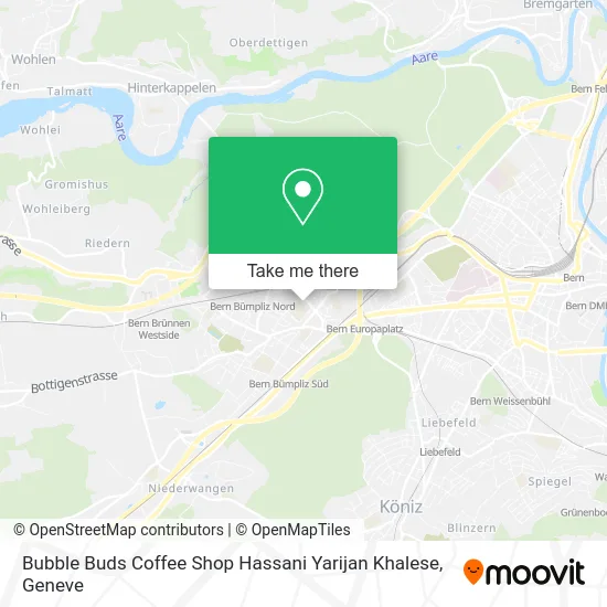 Bubble Buds Coffee Shop Hassani Yarijan Khalese map