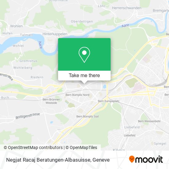 Negjat Racaj Beratungen-Albasuisse map