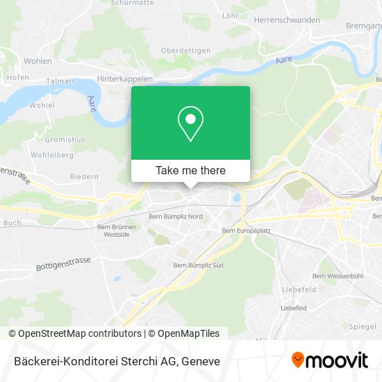 Bäckerei-Konditorei Sterchi AG map