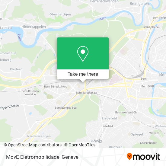 MovE Eletromobilidade map
