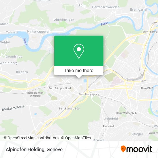Alpinofen Holding map