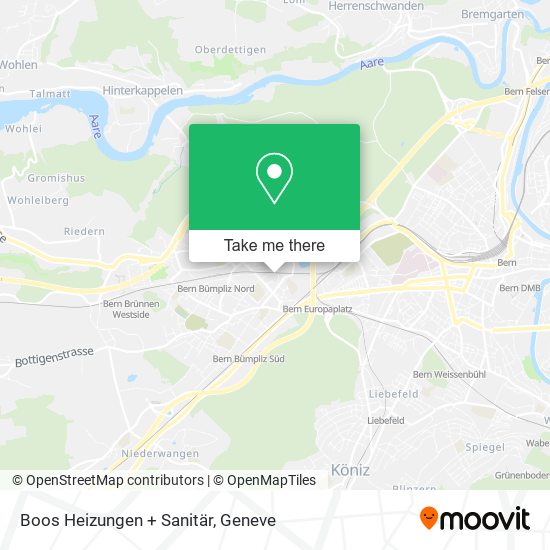 Boos Heizungen + Sanitär map
