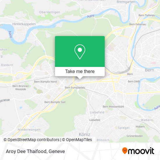 Aroy Dee Thaifood map