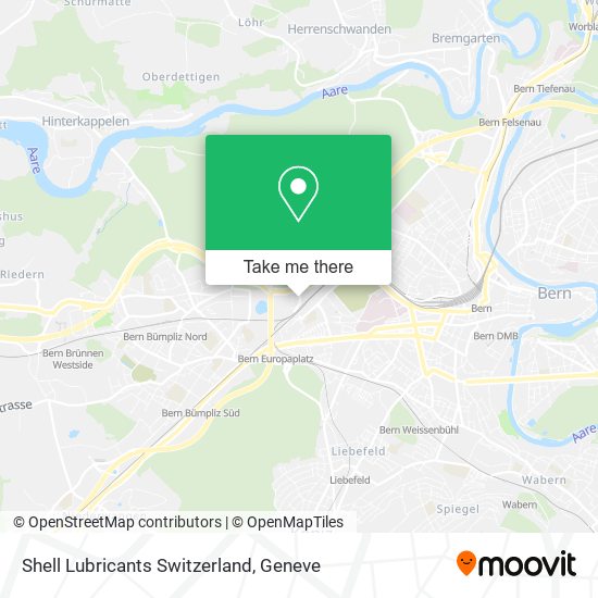 Shell Lubricants Switzerland map