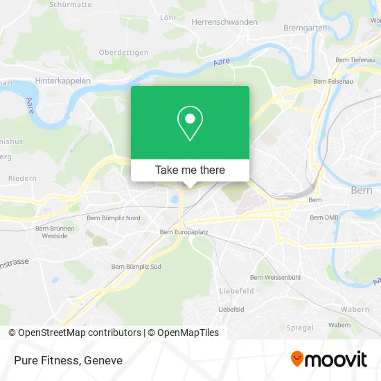 Pure Fitness map