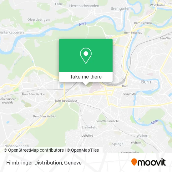 Filmbringer Distribution map