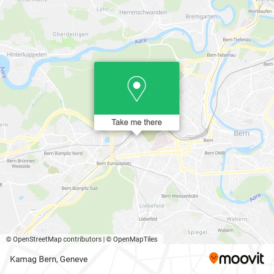 Kamag Bern map