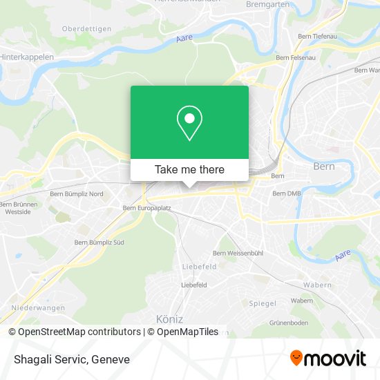 Shagali Servic map
