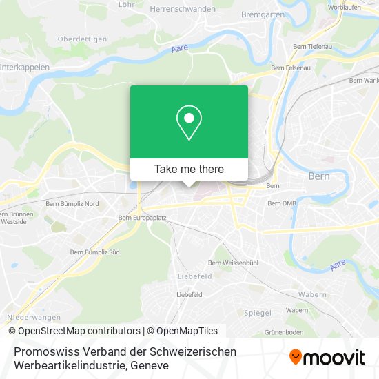 Promoswiss Verband der Schweizerischen Werbeartikelindustrie map