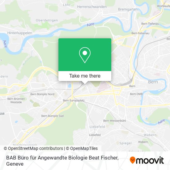 BAB Büro für Angewandte Biologie Beat Fischer map