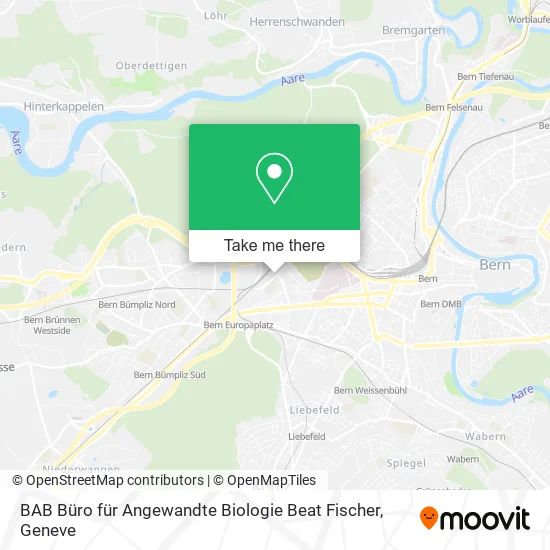 BAB Büro für Angewandte Biologie Beat Fischer map