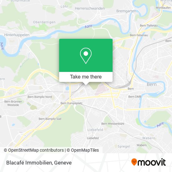 Blacafé Immobilien map