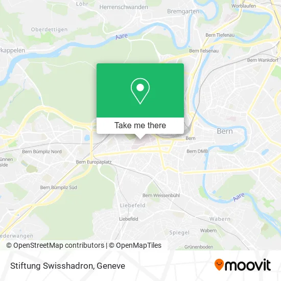 Stiftung Swisshadron map