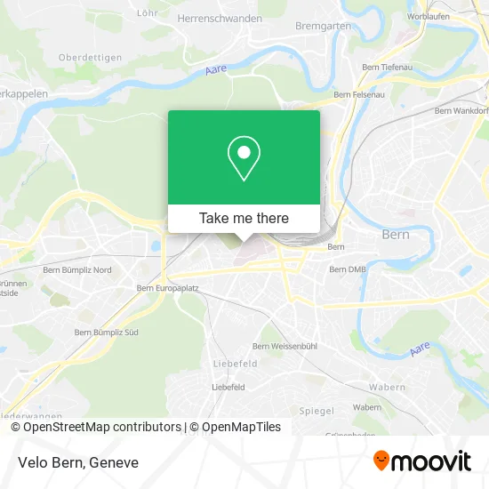 Velo Bern map