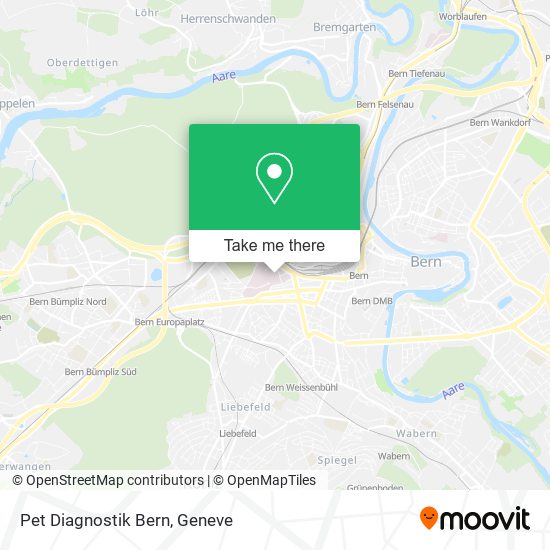 Pet Diagnostik Bern map