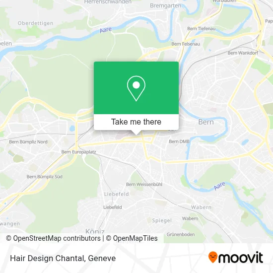 Hair Design Chantal map