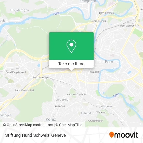 Stiftung Hund Schweiz map