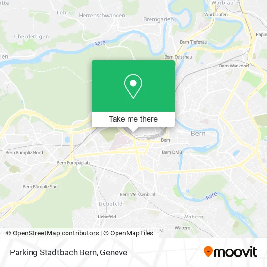 Parking Stadtbach Bern map