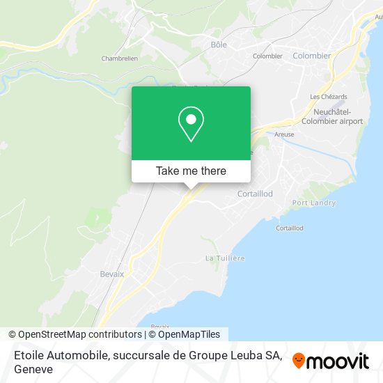 Etoile Automobile, succursale de Groupe Leuba SA map