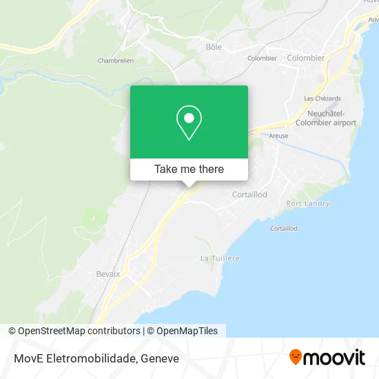 MovE Eletromobilidade map