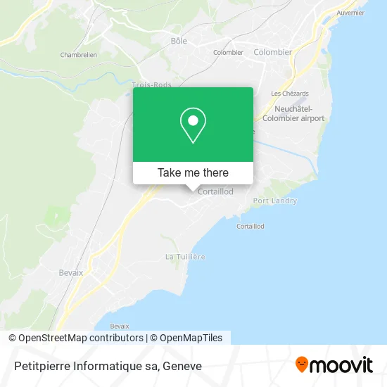 Petitpierre Informatique sa map