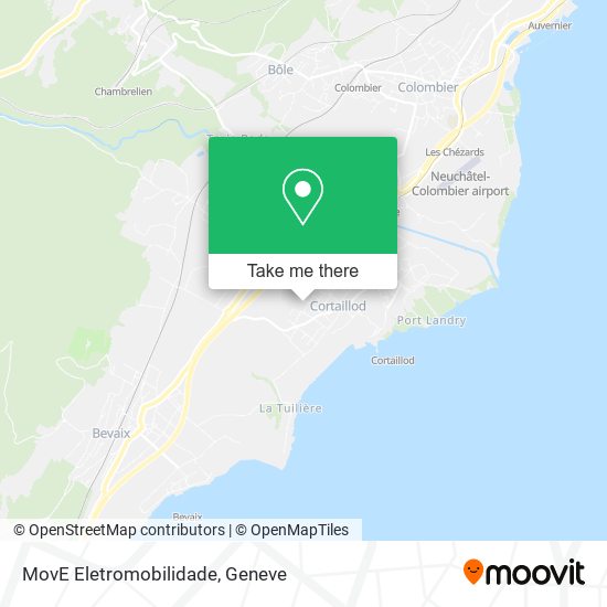 MovE Eletromobilidade map