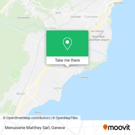 Menuiserie Matthey Sàrl map