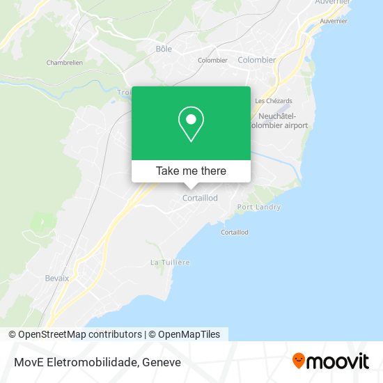 MovE Eletromobilidade map