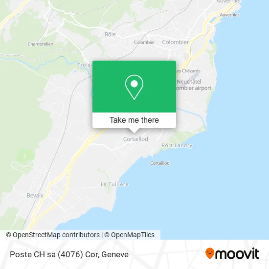 Poste CH sa (4076) Cor map