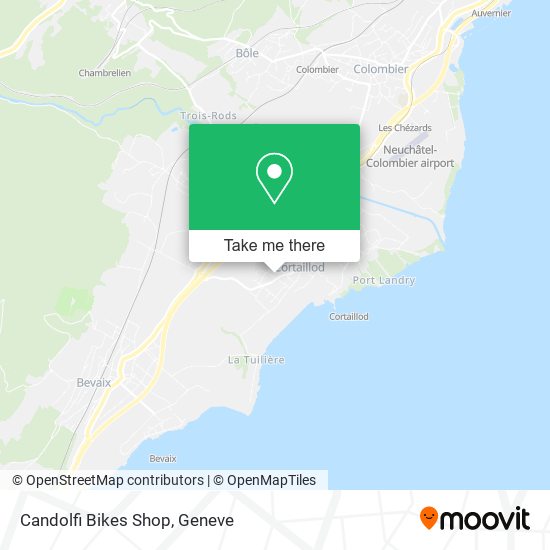 Candolfi Bikes Shop map