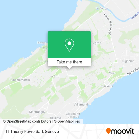 Tf Thierry Favre Sàrl map