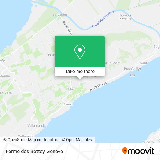 Ferme des Bottey map