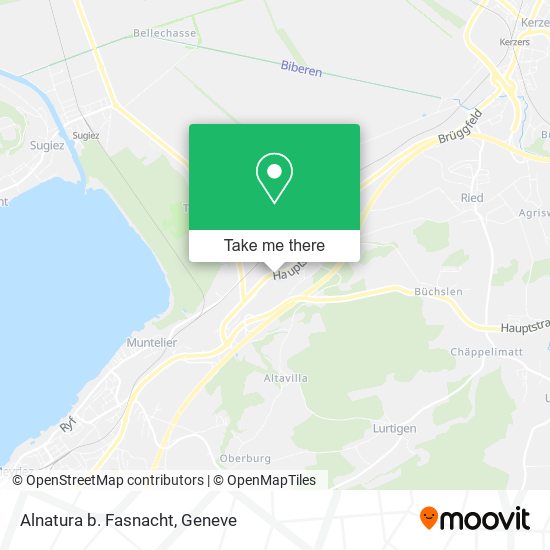 Alnatura b. Fasnacht map