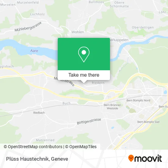 Plüss Haustechnik map