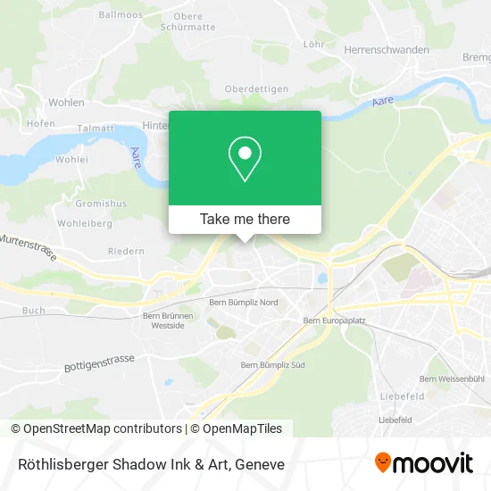 Röthlisberger Shadow Ink & Art map