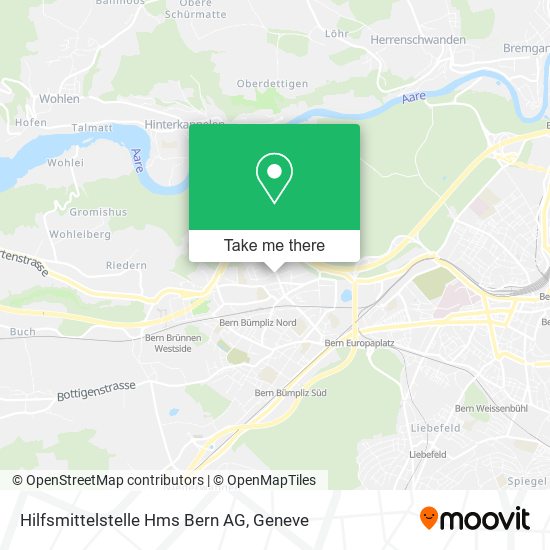 Hilfsmittelstelle Hms Bern AG map