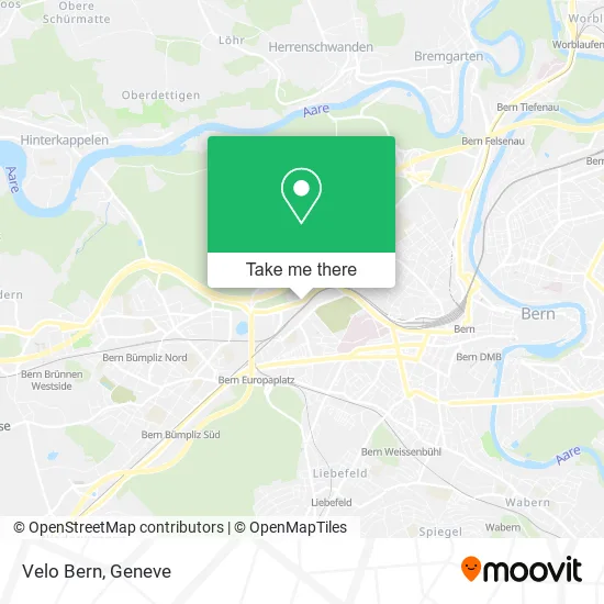 Velo Bern map